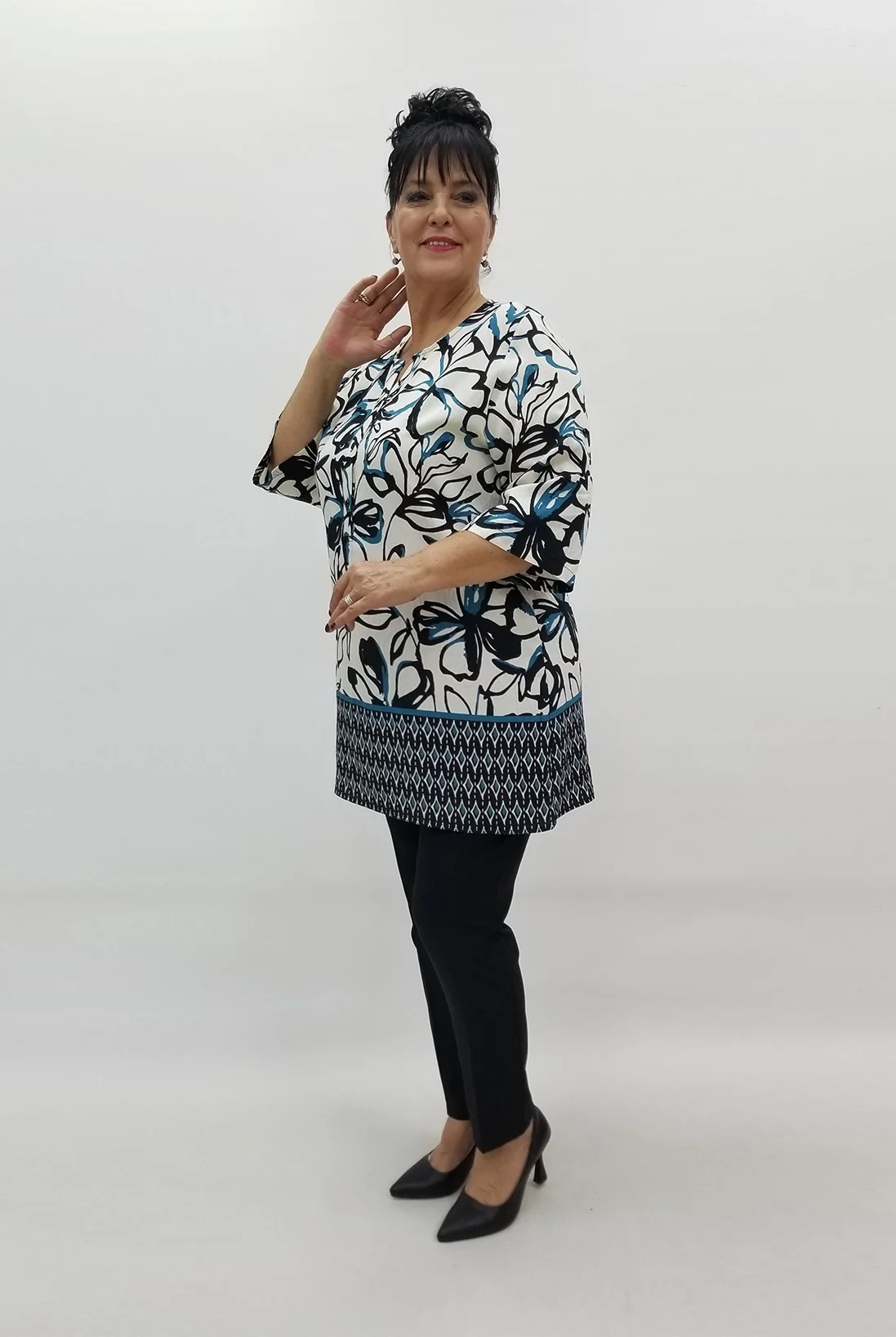 Miraggio Büyük Beden Bluz 99164 EKRU