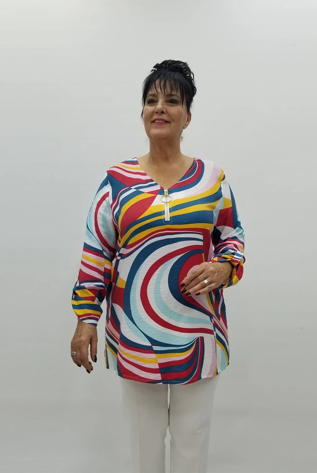 Miraggio Büyük Beden Bluz 99168 ORJİNAL