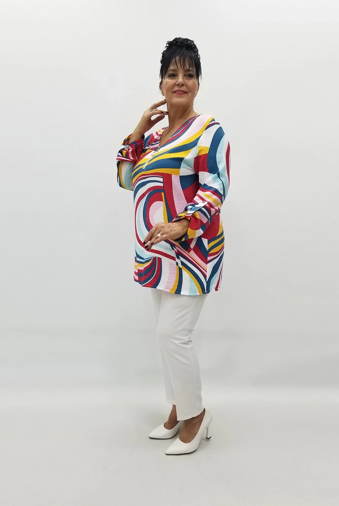 Miraggio Büyük Beden Bluz 99168 ORJİNAL