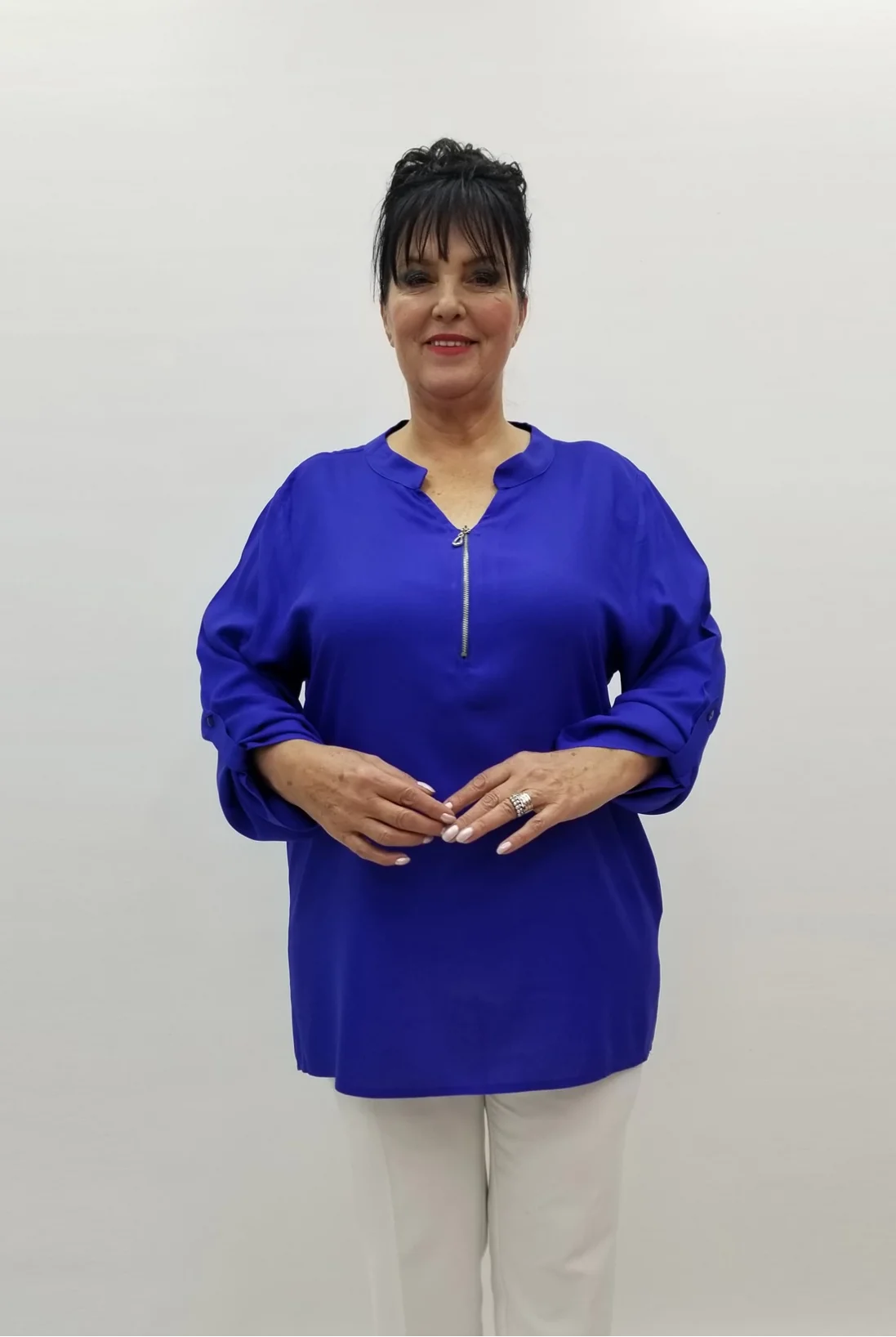 Miraggio Büyük Beden Bluz 99190 SAKS