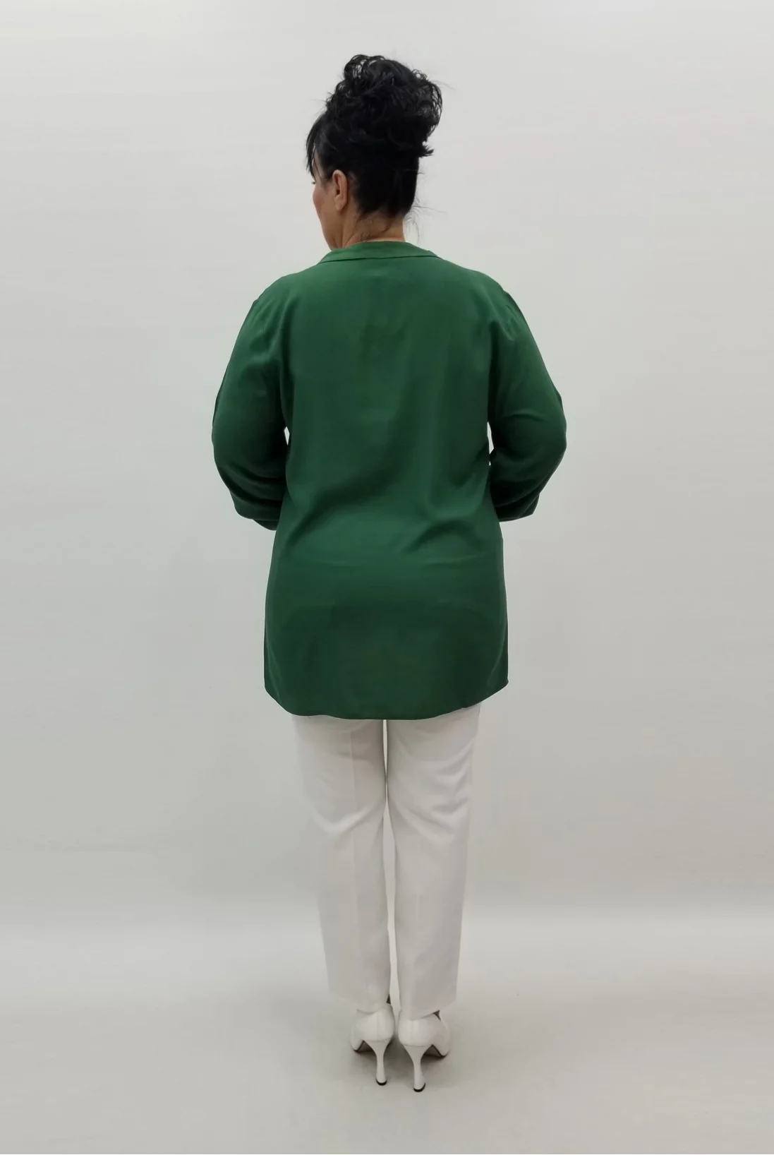 Miraggio Büyük Beden Bluz 99190 YEŞİL