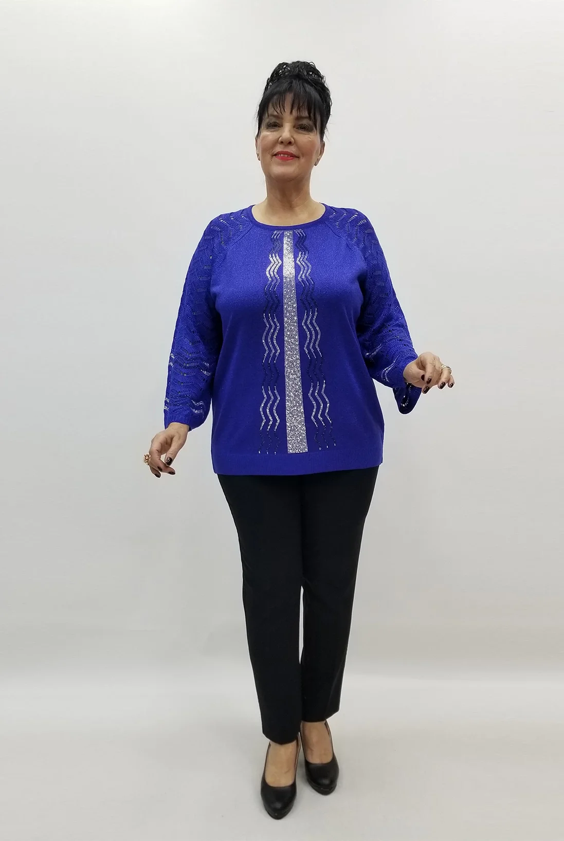 Miraggio Büyük Beden Bluz 99222 SAKS