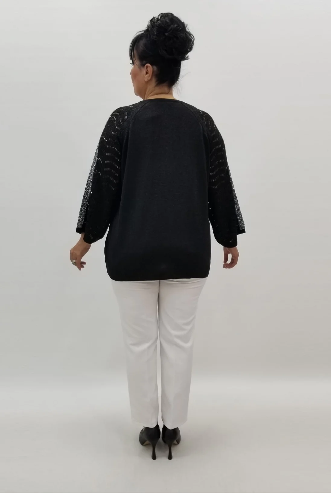 Miraggio Büyük Beden Bluz 99223 SİYAH