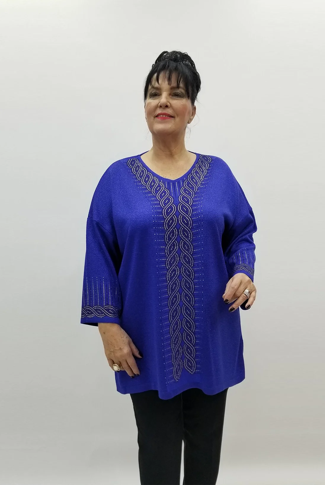 Miraggio Büyük Beden Bluz 99226 SAKS