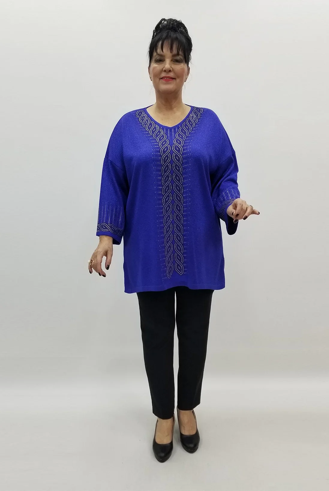 Miraggio Büyük Beden Bluz 99226 SAKS