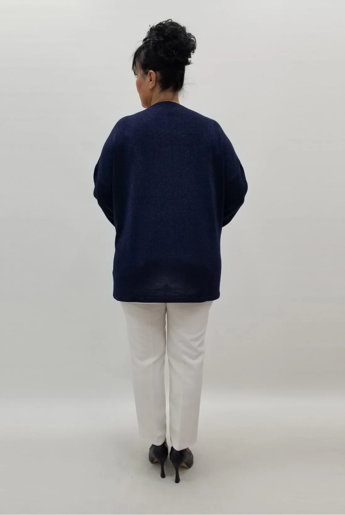 Miraggio Büyük Beden Bluz 99227 LACİVERT