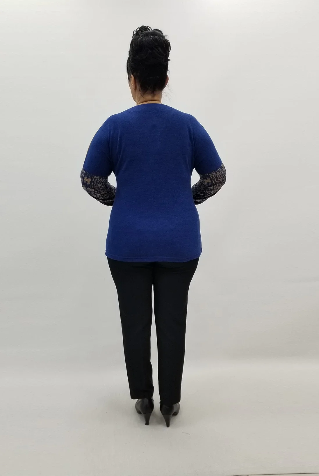 Miraggio Büyük Beden Bluz 99247 İNDİGO