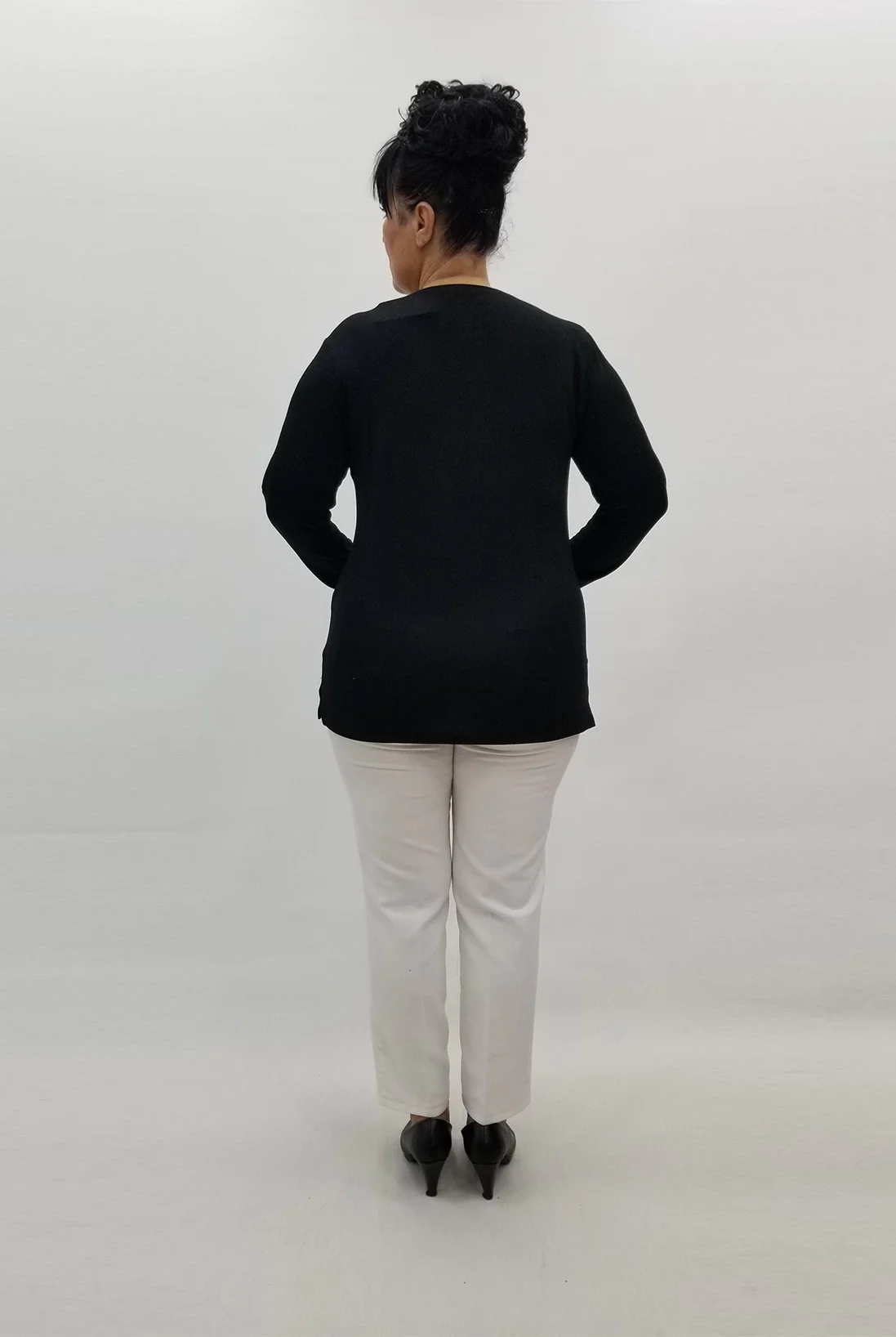 Miraggio Büyük Beden Bluz 99292 SİYAH