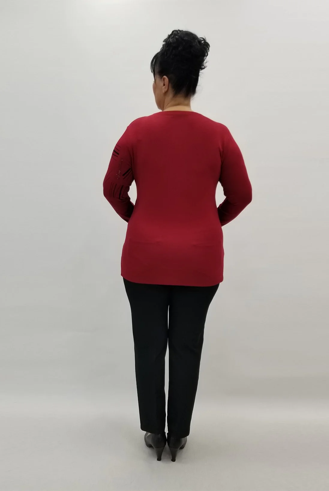 Miraggio Büyük Beden Bluz 99293 BORDO