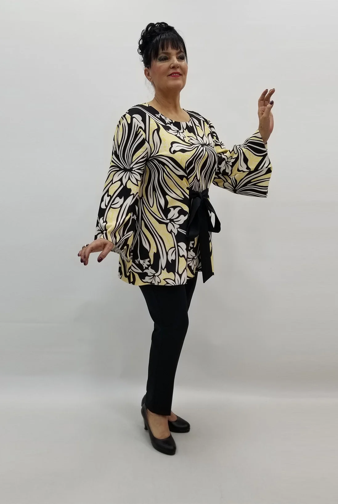 Miraggio Büyük Beden Bluz 99328 SİYAH