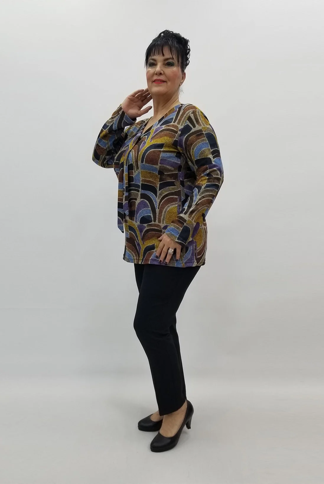 Miraggio Büyük Beden Bluz 99335 HARDAL