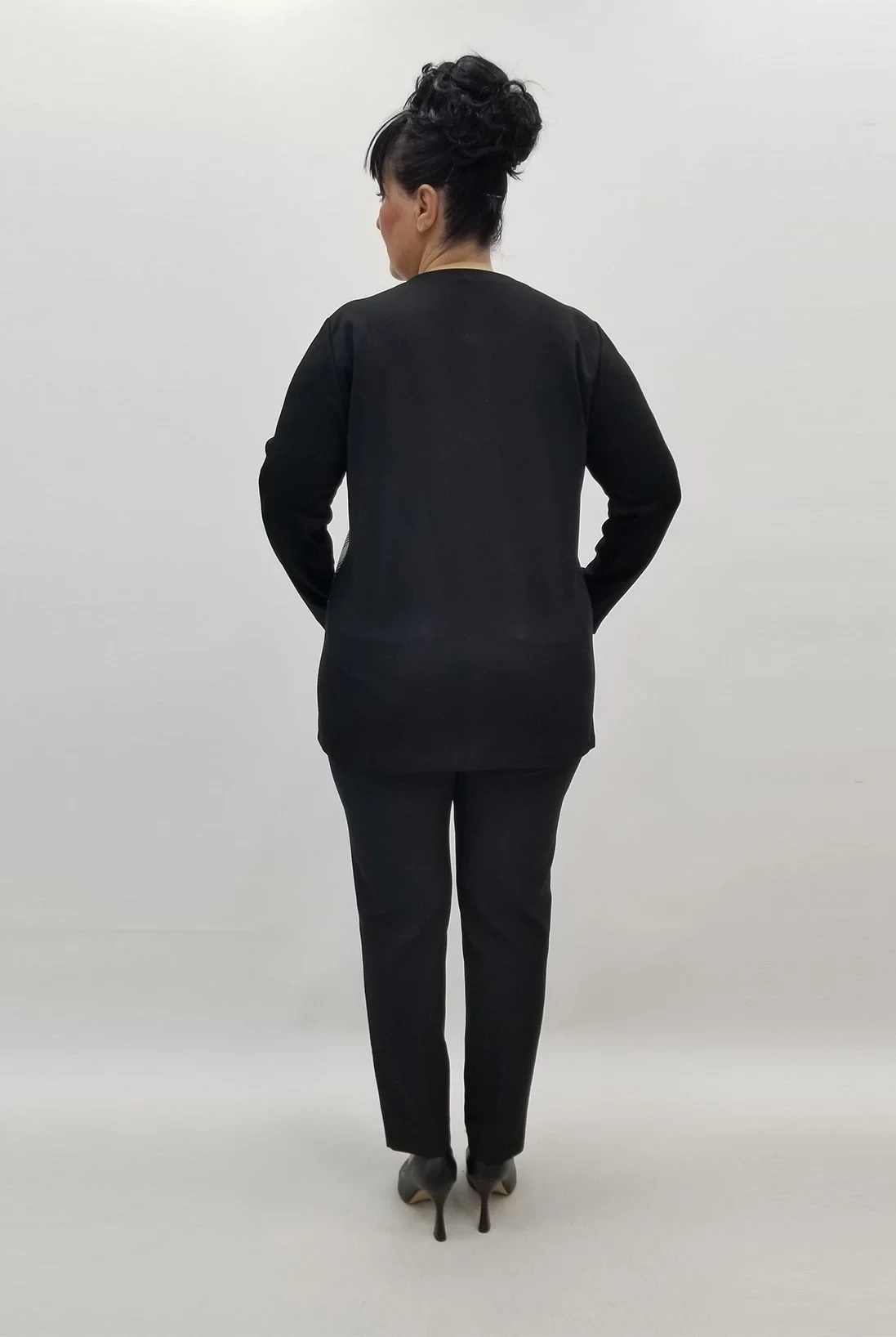 Miraggio Büyük Beden Bluz 99446 SİYAH/BEYAZ