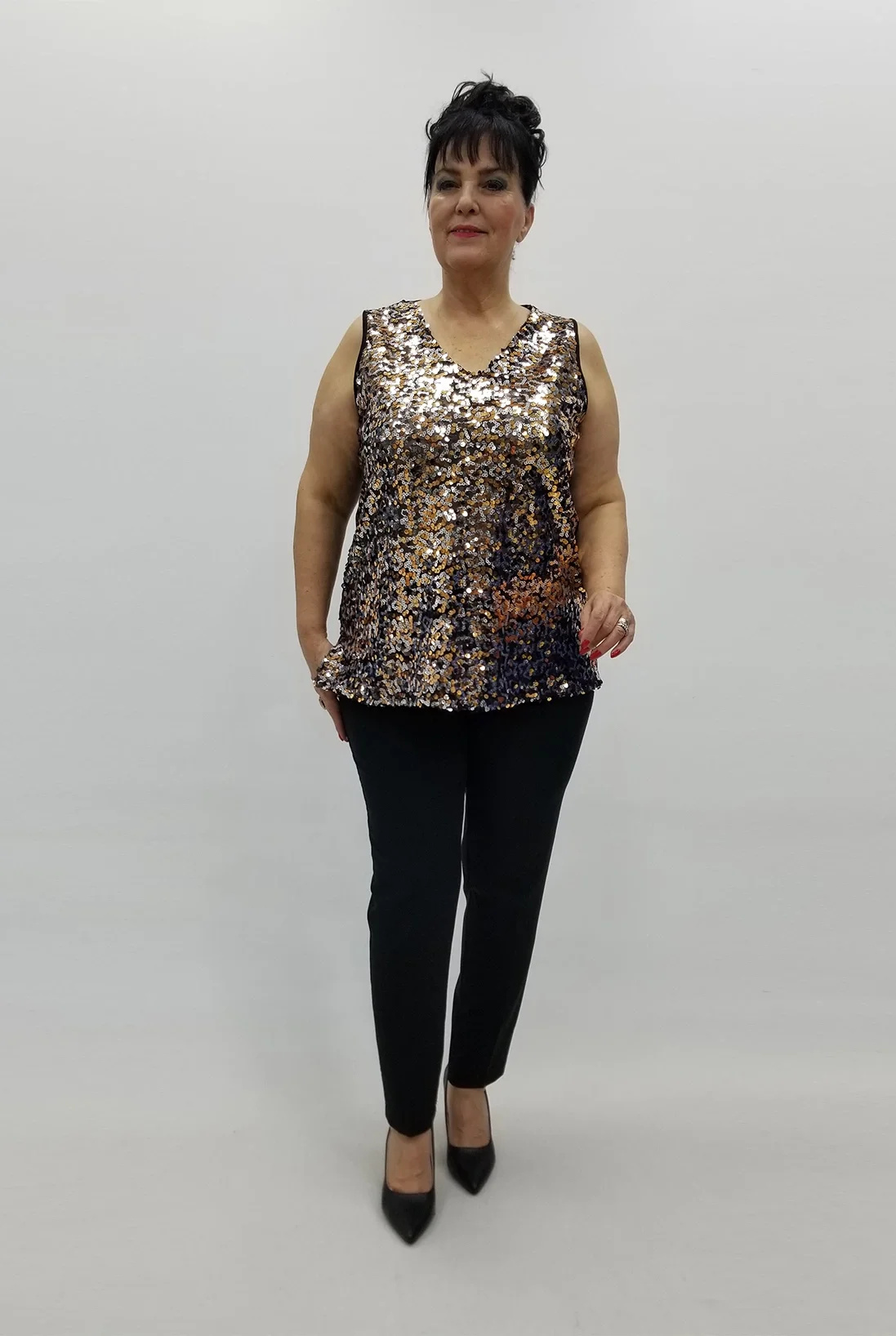 Miraggio Büyük Beden Bluz 99447 SİYAH