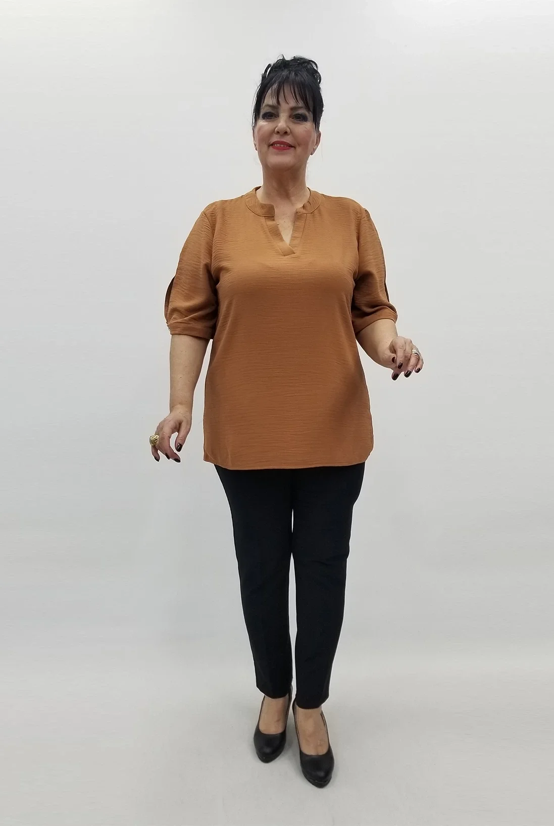 Miraggio Büyük Beden Bluz 99512 TARÇIN