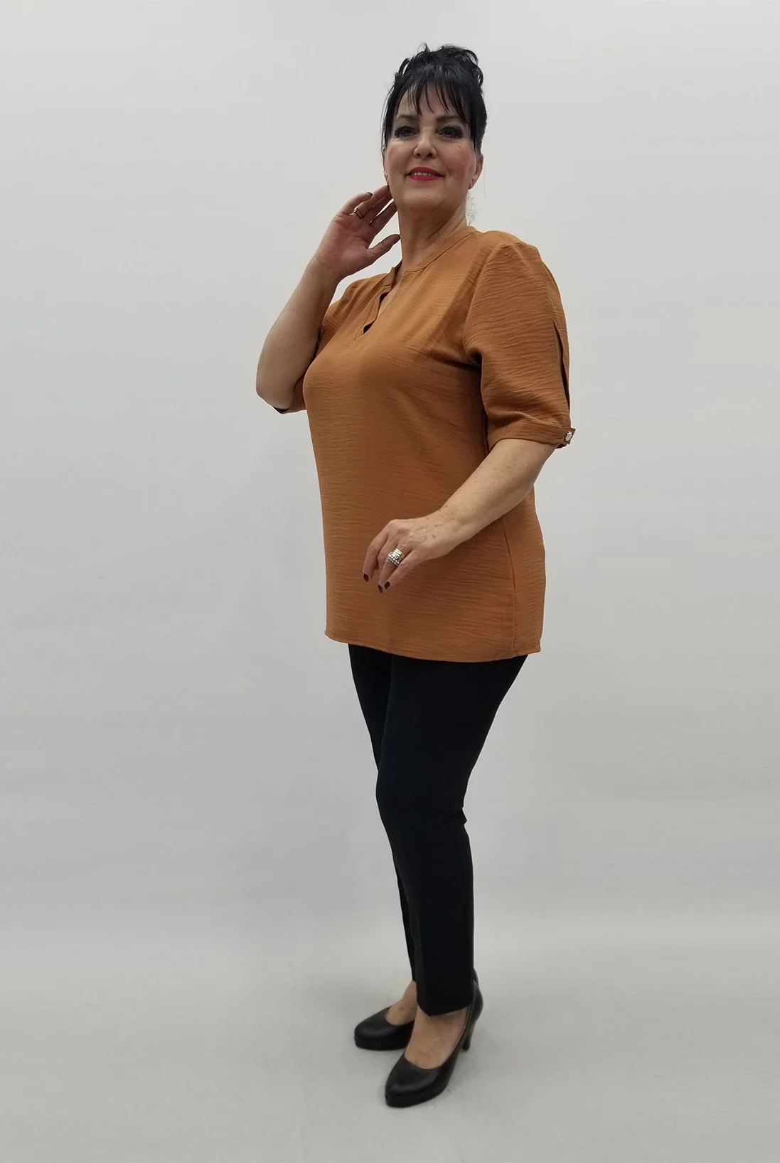 Miraggio Büyük Beden Bluz 99512 TARÇIN