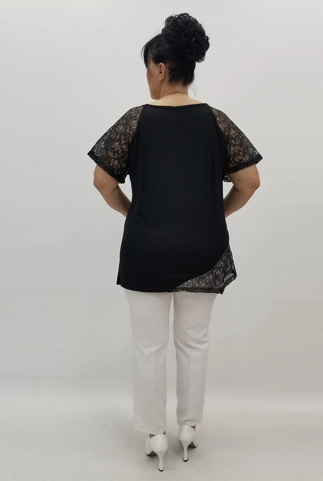 Miraggio Büyük Beden Bluz 99535 SİYAH