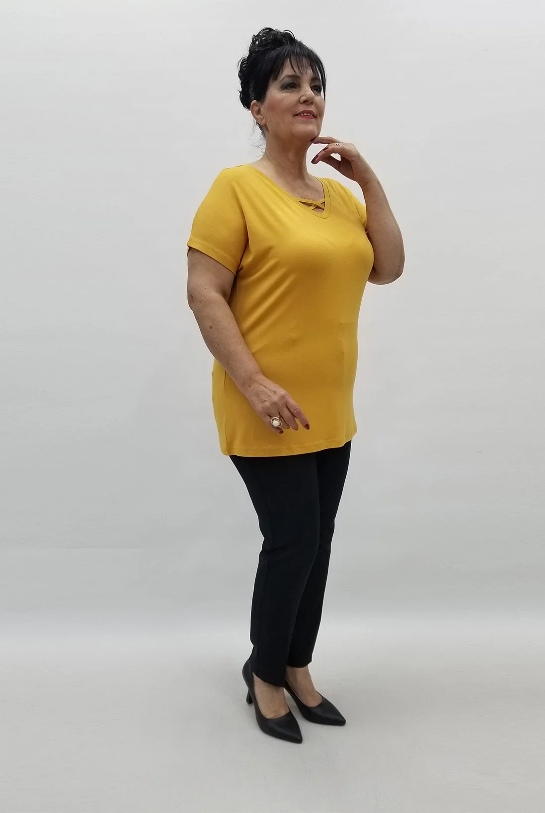 Miraggio Büyük Beden Bluz 99547 HARDAL