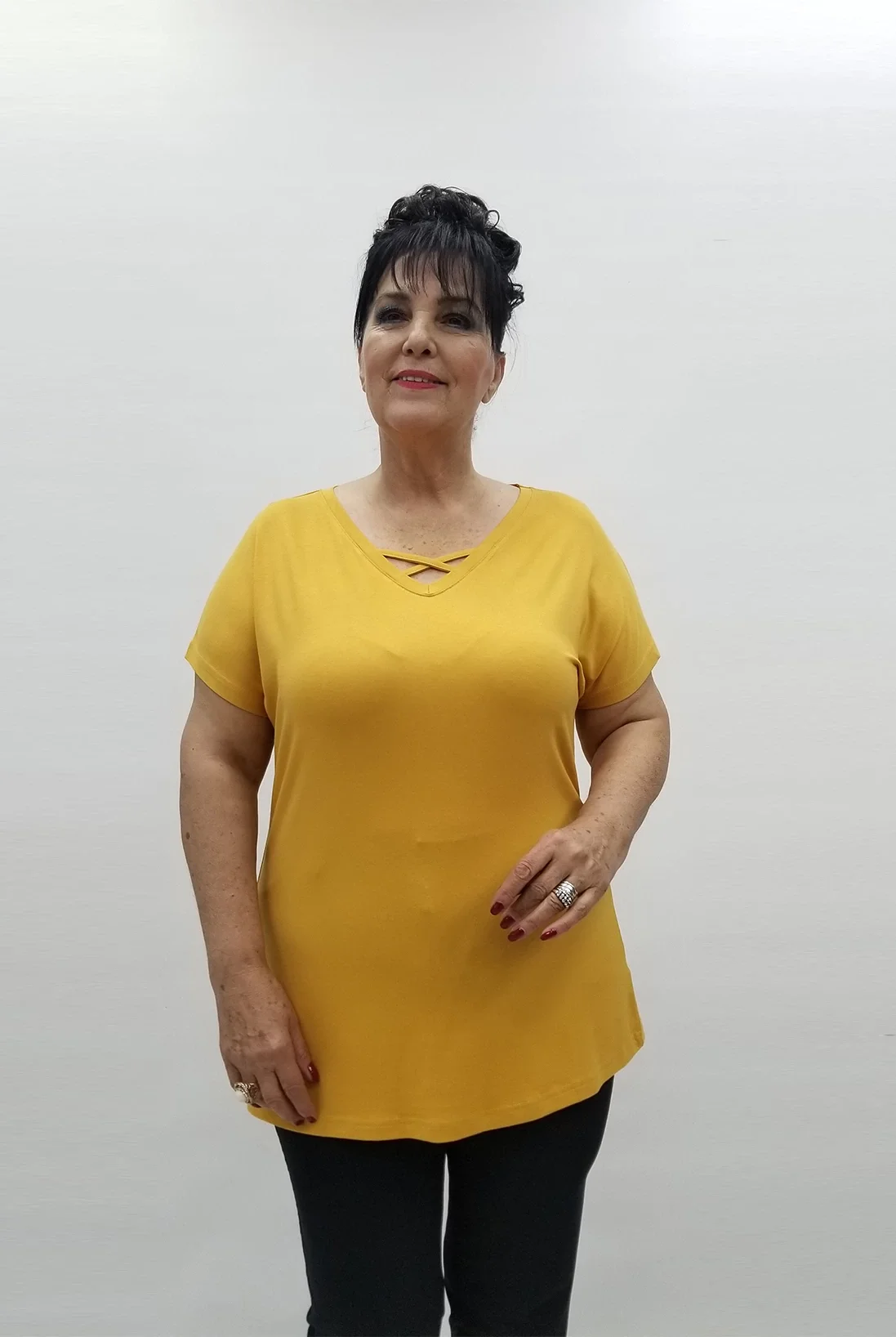 Miraggio Büyük Beden Bluz 99547 HARDAL