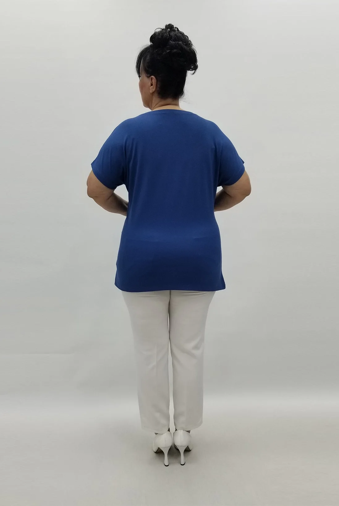 Miraggio Büyük Beden Bluz 99547 İNDİGO