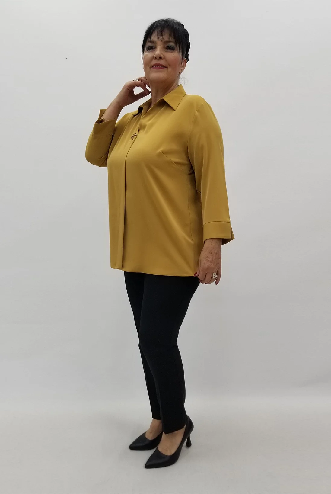 Miraggio Büyük Beden Bluz 99599 HARDAL