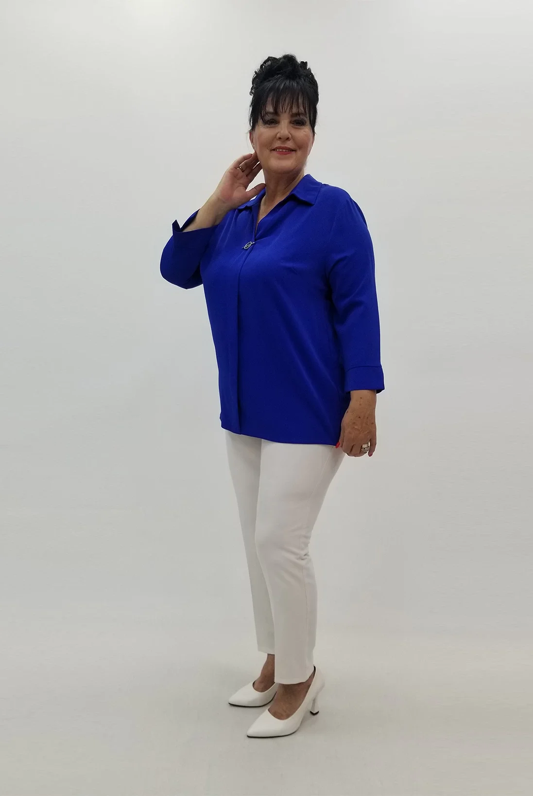 Miraggio Büyük Beden Bluz 99599 SAKS