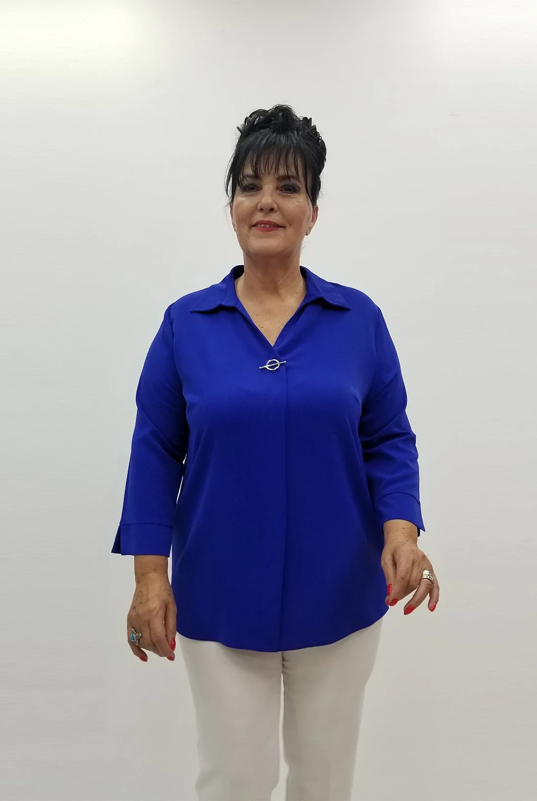 Miraggio Büyük Beden Bluz 99599 SAKS