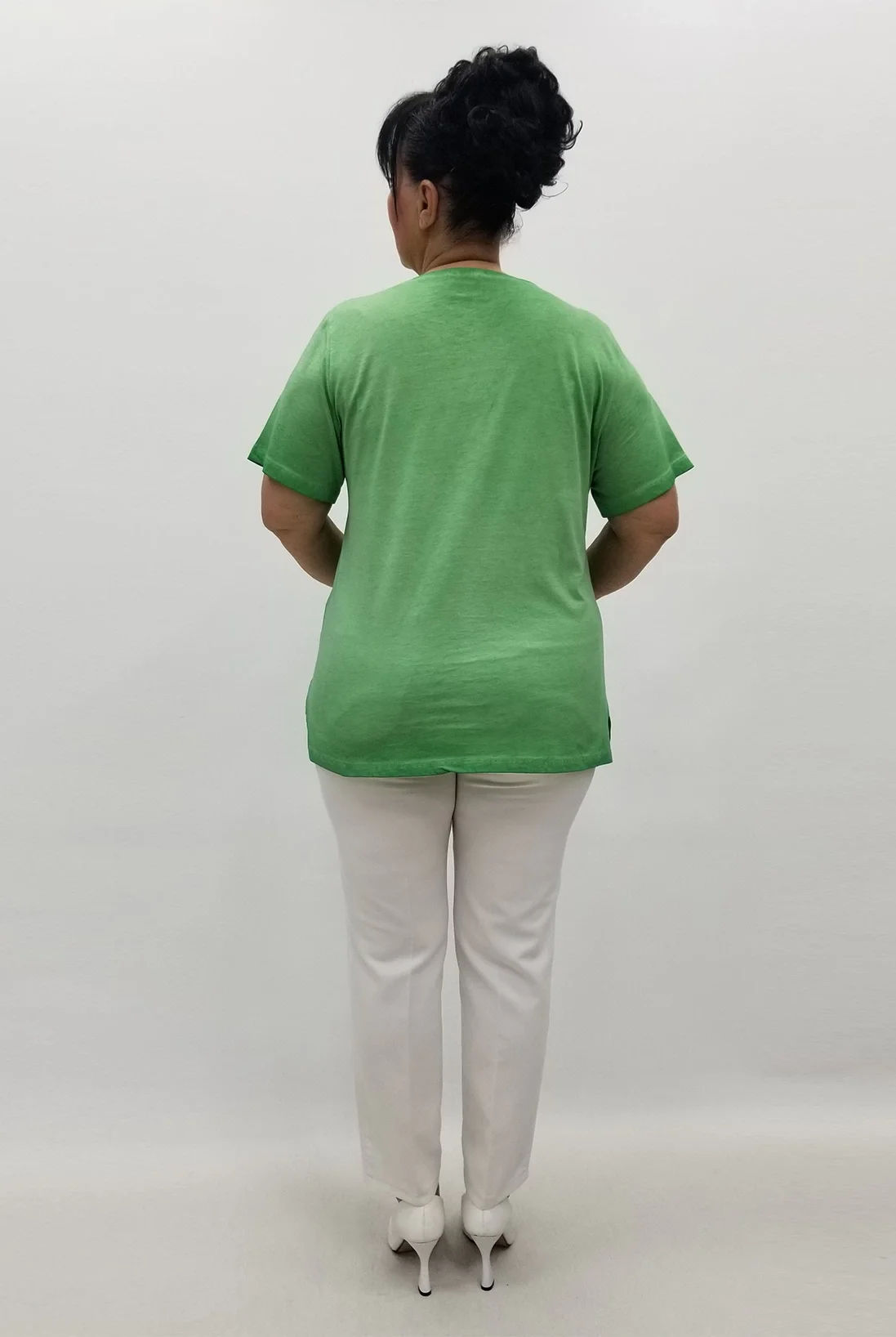 Miraggio Büyük Beden Bluz 99631 YEŞİL