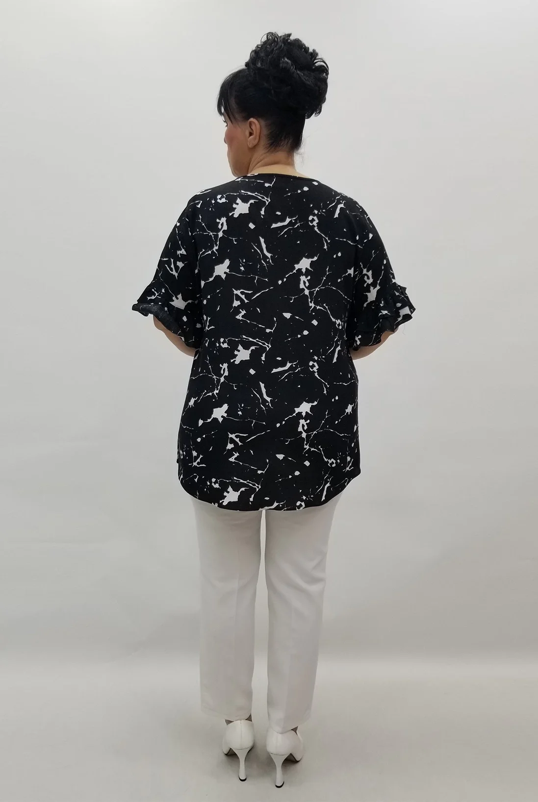 Miraggio Büyük Beden Bluz 99641 SİYAH