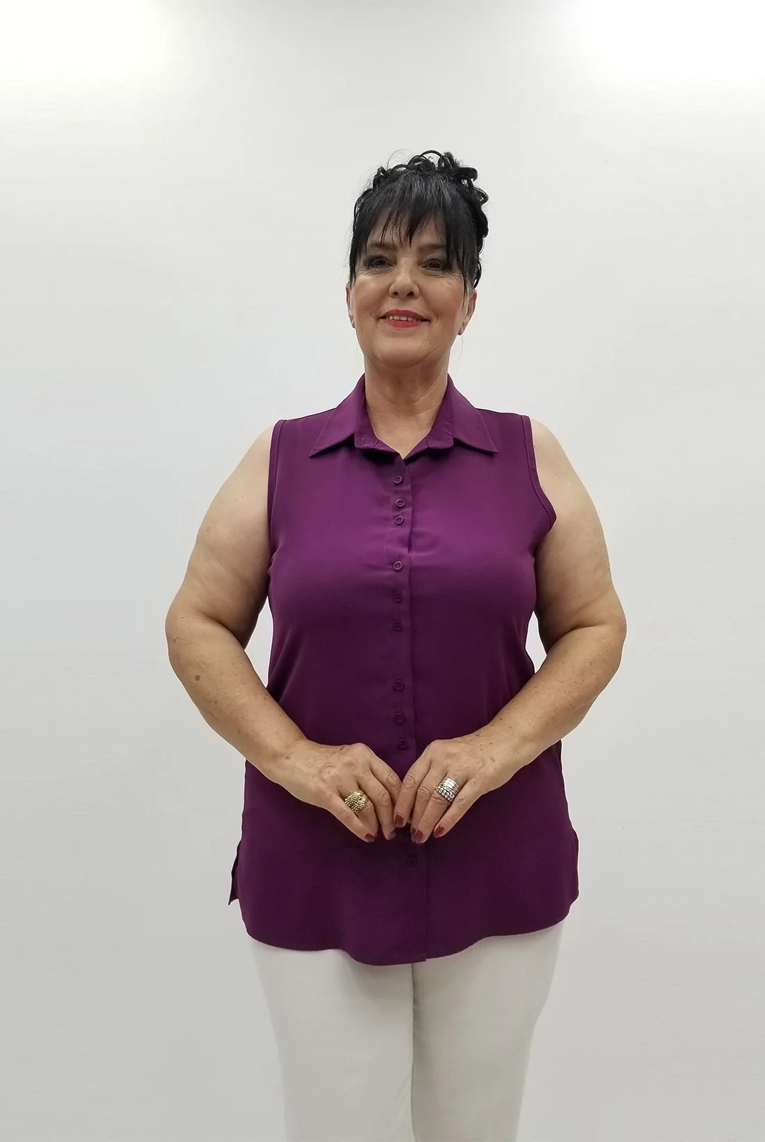 Miraggio Büyük Beden Bluz 99645 MÜRDÜM