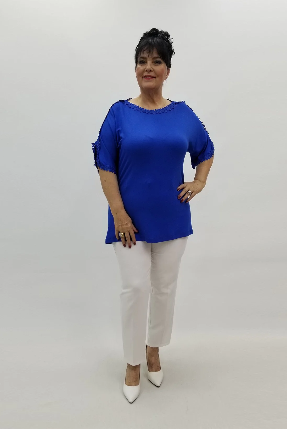 Miraggio Büyük Beden Bluz 99702 SAKS