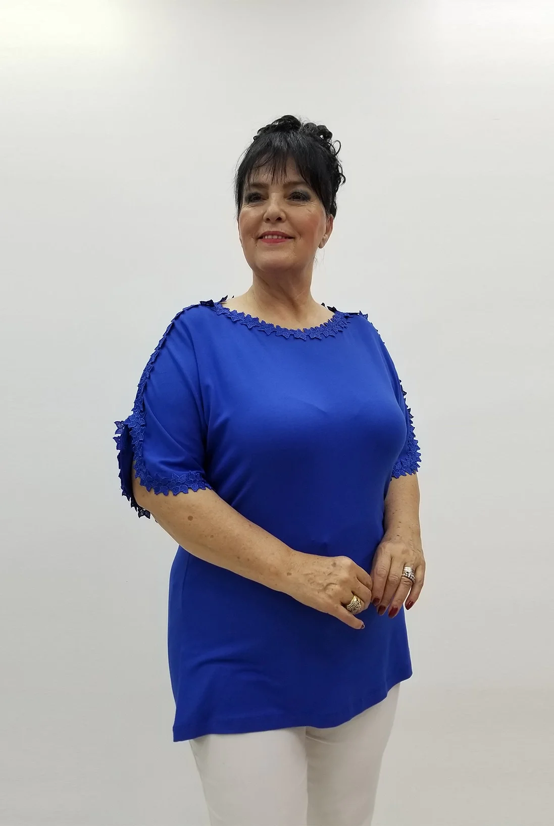 Miraggio Büyük Beden Bluz 99702 SAKS