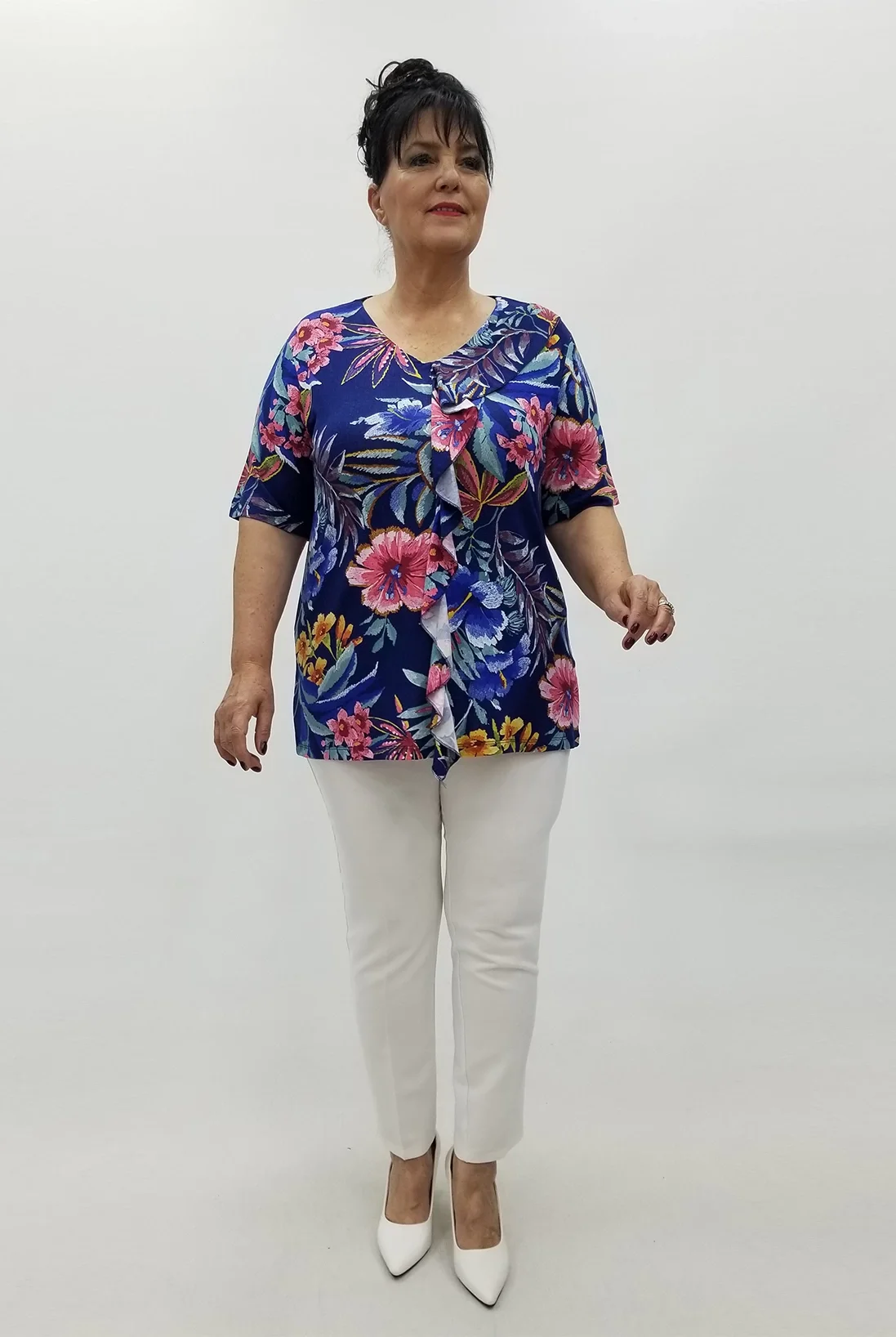 Miraggio Büyük Beden Bluz 99703 SAKS