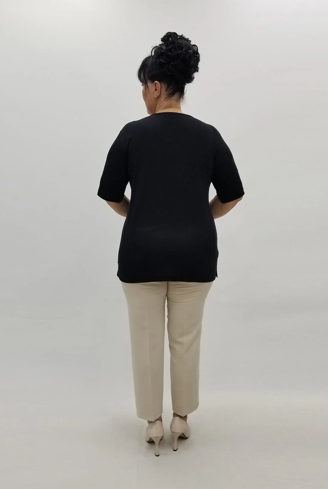 Miraggio Büyük Beden Bluz 99724 SİYAH