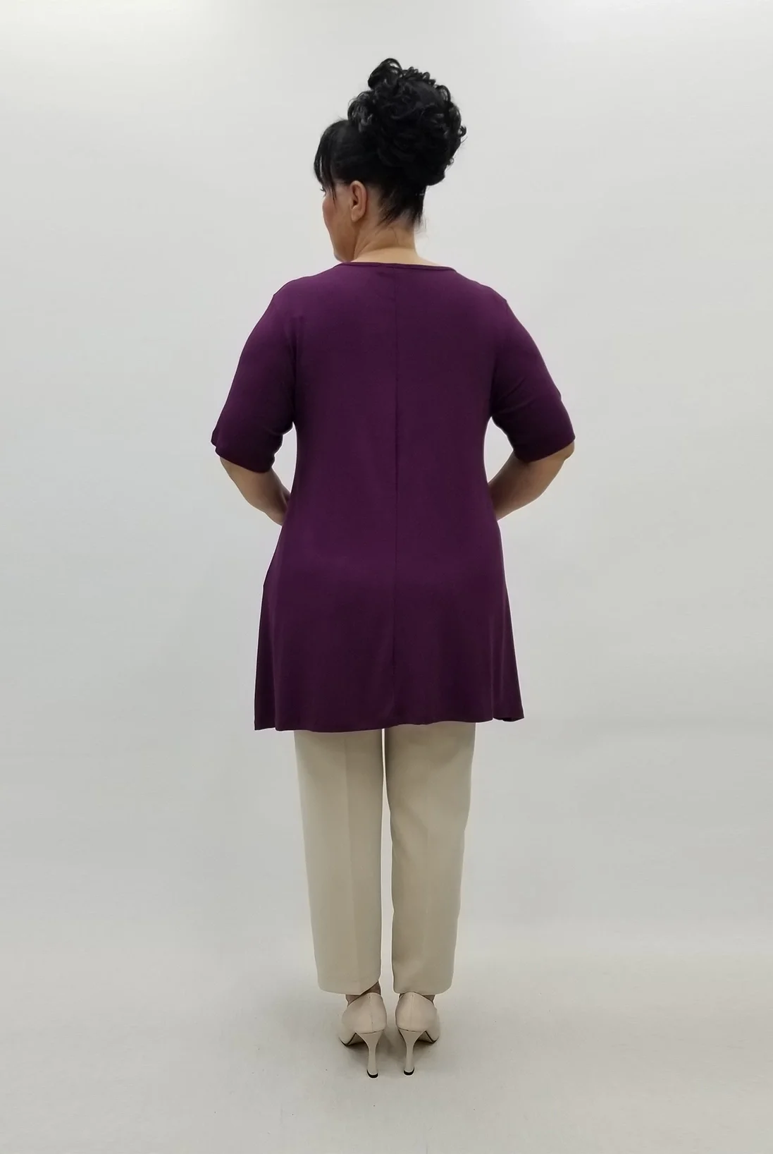 Miraggio Büyük Beden Bluz 99725 MÜRDÜM