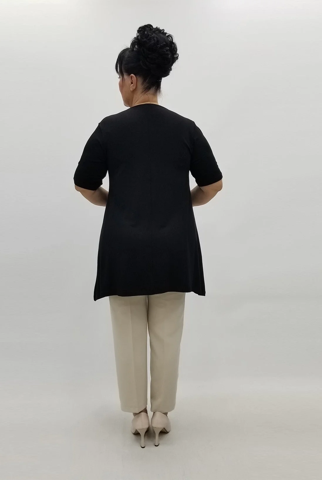 Miraggio Büyük Beden Bluz 99725 SİYAH