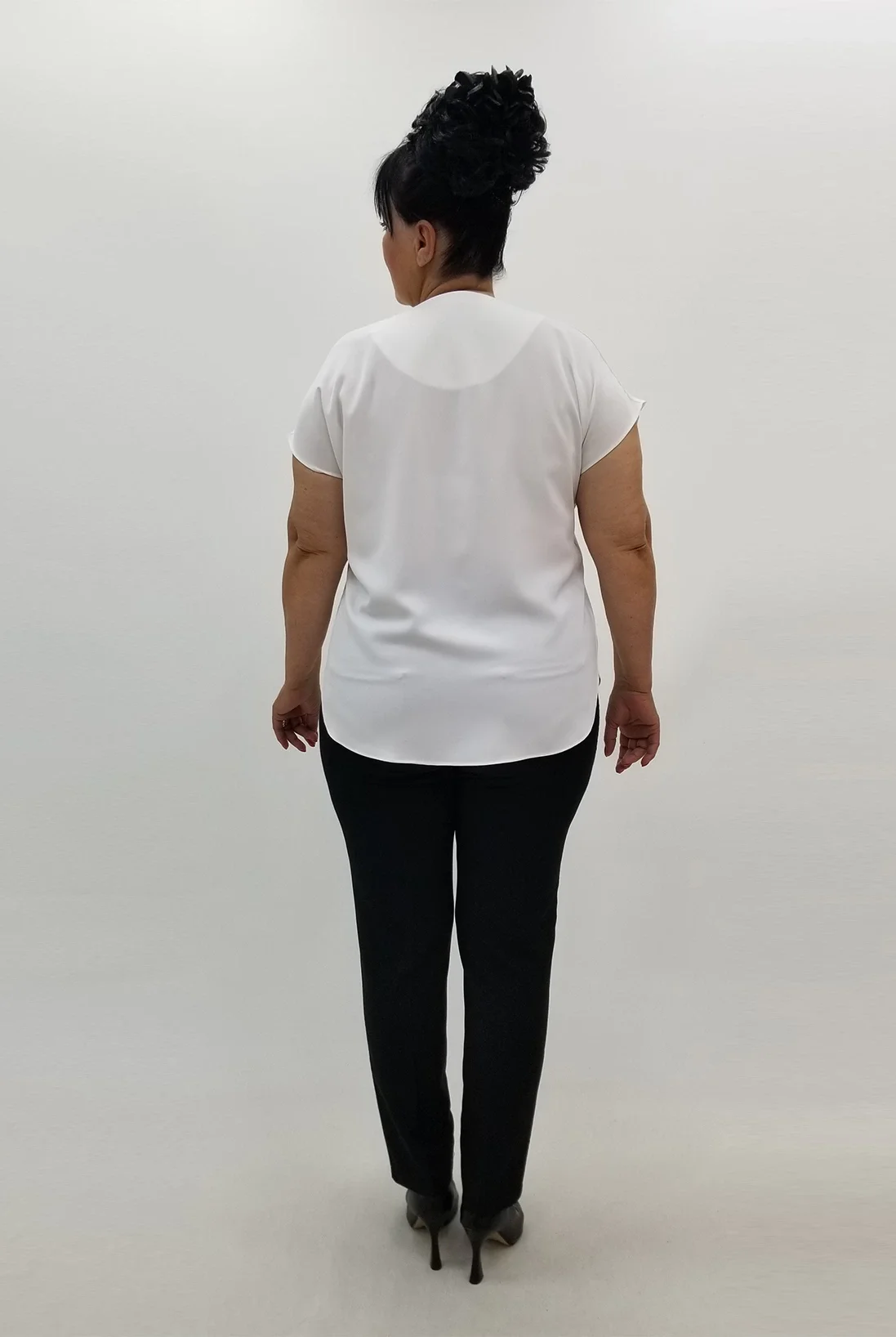 Miraggio Büyük Beden Bluz 99734 BEYAZ