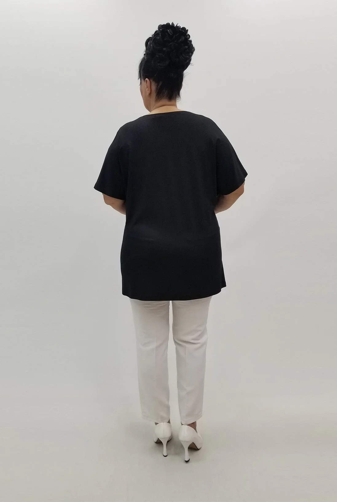 Miraggio Büyük Beden Bluz 99760 SİYAH