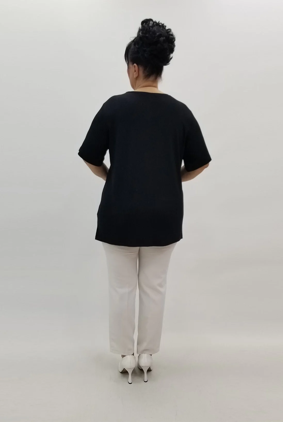 Miraggio Büyük Beden Bluz 99761 SİYAH