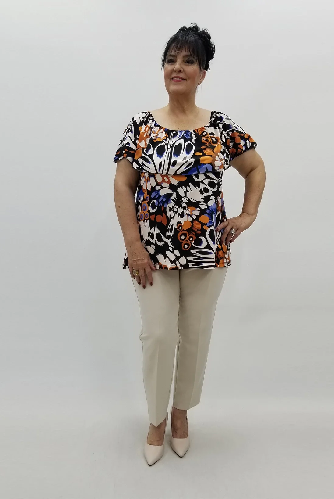 Miraggio Büyük Beden Bluz 99766 TABA