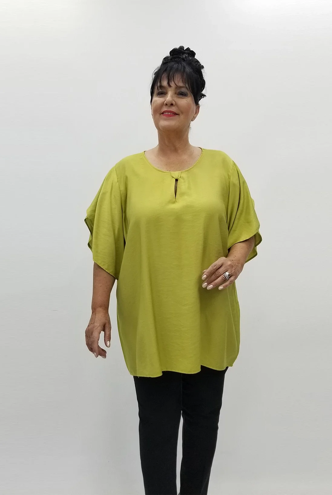 Miraggio Büyük Beden Bluz 99789 OLİVE