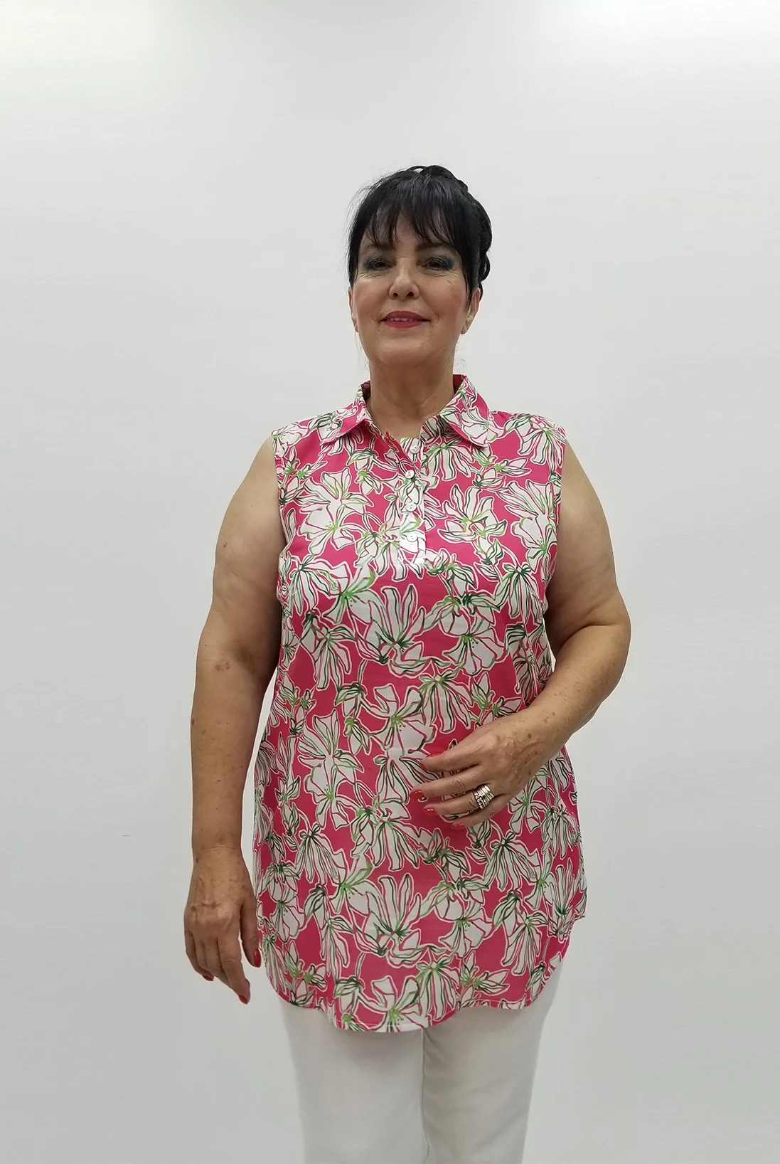 Miraggio Büyük Beden Bluz 99791 FUŞYA