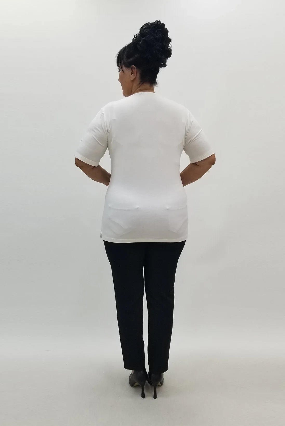 Miraggio Büyük Beden Bluz 99824 BEYAZ