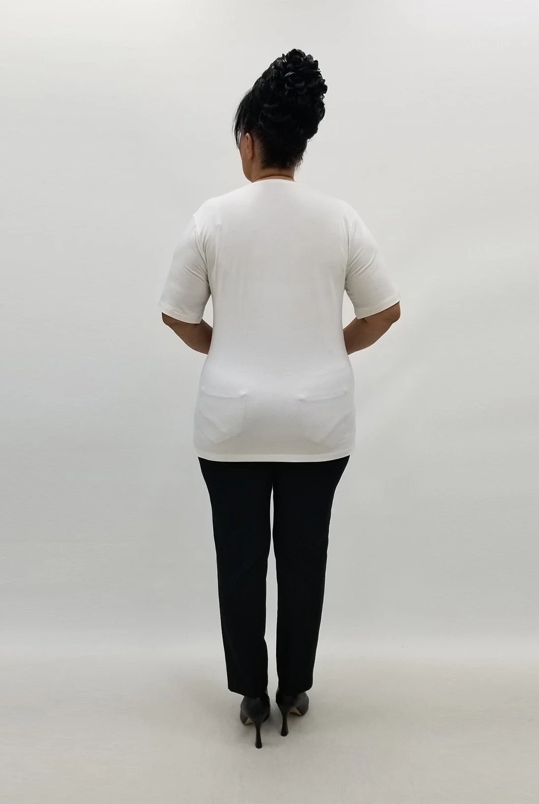 Miraggio Büyük Beden Bluz 99826 BEYAZ