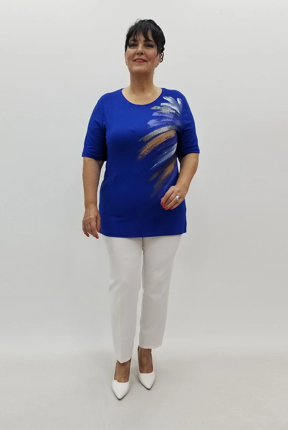 Miraggio Büyük Beden Bluz 99826 SAKS