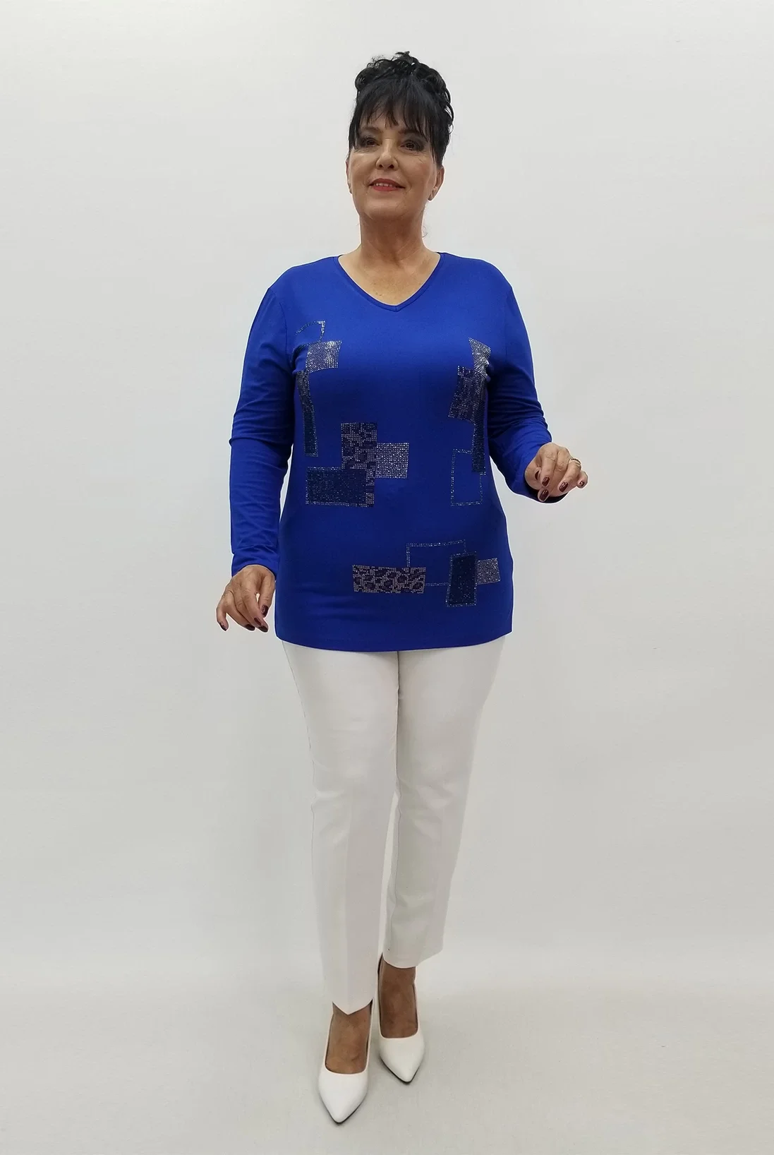 Miraggio Büyük Beden Bluz 99833 SAKS