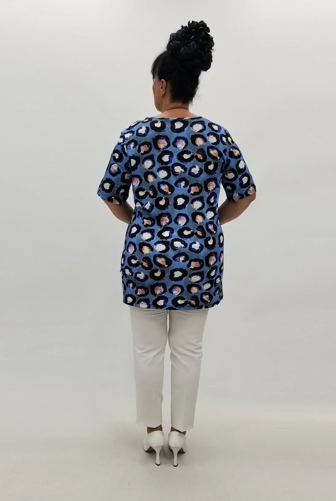 Miraggio Büyük Beden Bluz 99843 İNDİGO