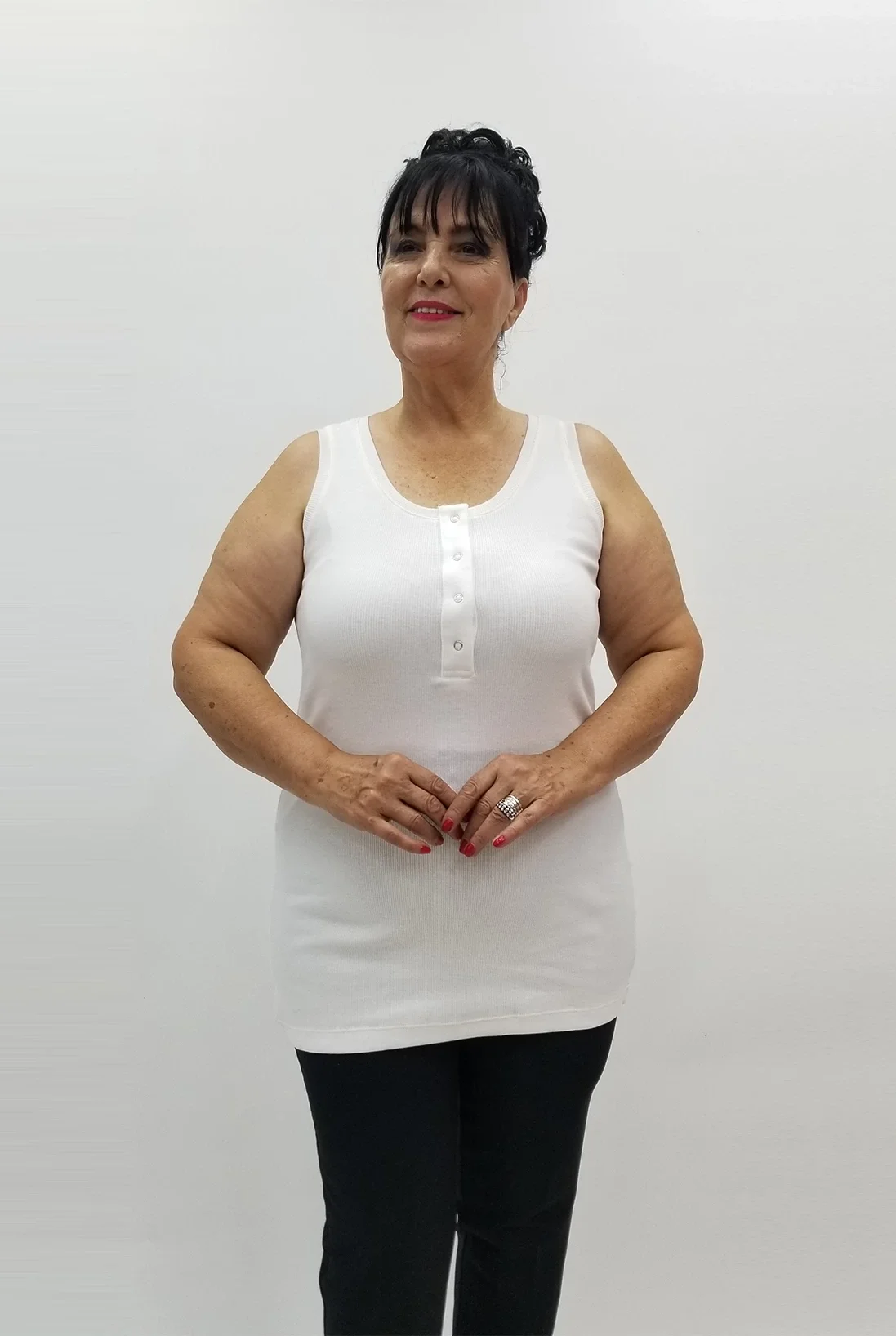 Miraggio Büyük Beden Bluz 99844 BEYAZ