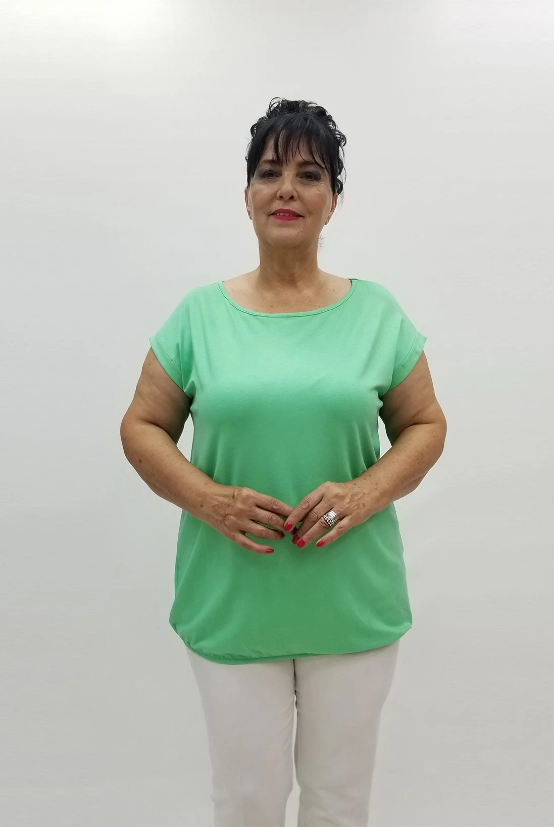 Miraggio Büyük Beden Bluz 99855 A.YEŞİL