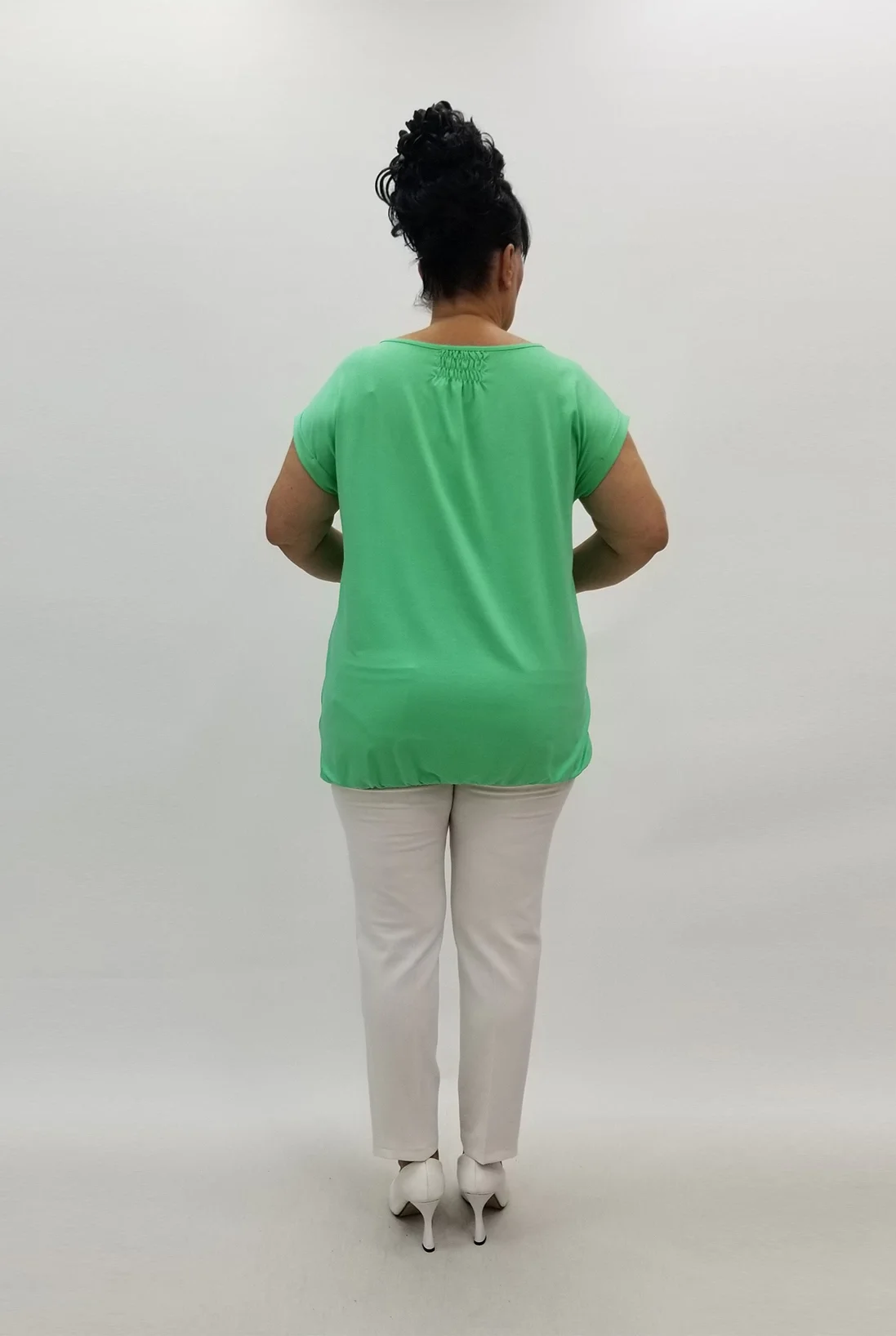 Miraggio Büyük Beden Bluz 99855 A.YEŞİL