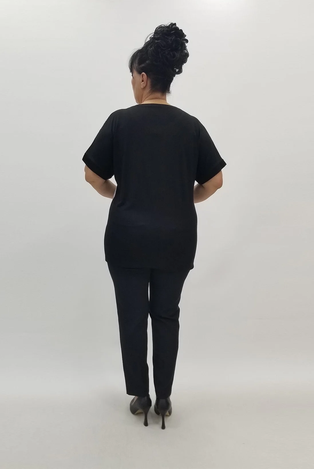 Miraggio Büyük Beden Bluz 99865 SİYAH